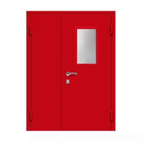 Противопожарные двери полуторные 1250x2050x60 мм DPO60 ТУ 5262-004-18897806-2016